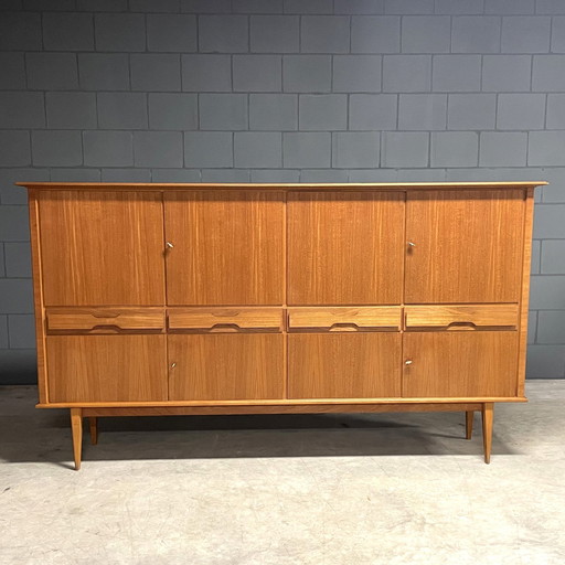 Buffet haut vintage design danois - Teck - 1960s