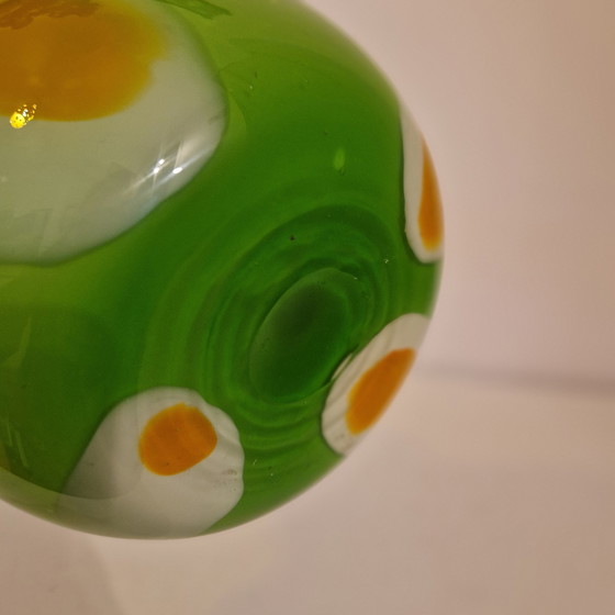 Image 1 of Vase bouteille en verre vintage des années 1970