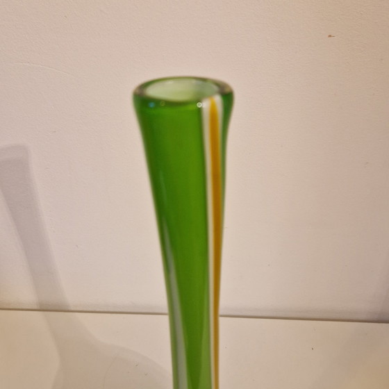 Image 1 of Vase bouteille en verre vintage des années 1970