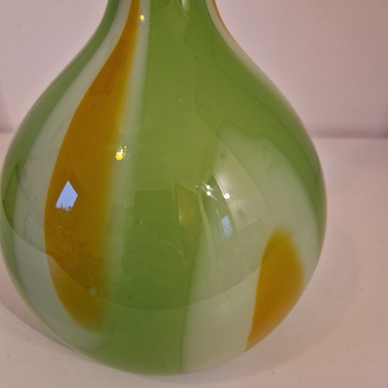 Image 1 of Vase bouteille en verre vintage des années 1970