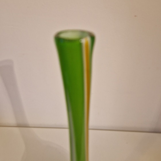 Image 1 of Vase bouteille en verre vintage des années 1970