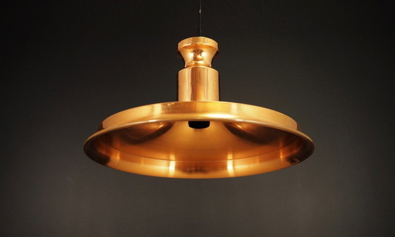 Image 1 of Lampe suspendue en cuivre, Design danois, 1960S, Production : Danemark