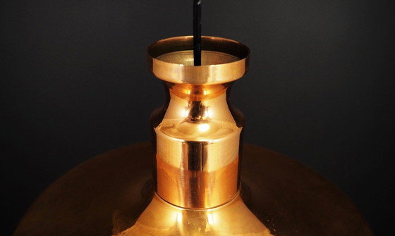 Image 1 of Lampe suspendue en cuivre, Design danois, 1960S, Production : Danemark