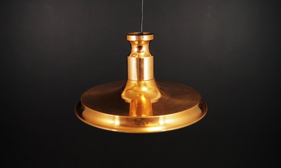 Image 1 of Lampe suspendue en cuivre, Design danois, 1960S, Production : Danemark