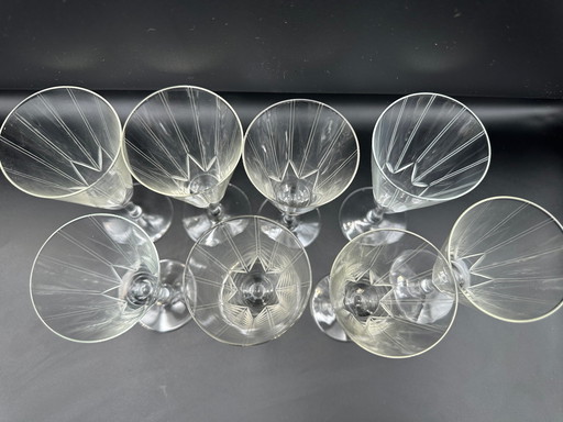 8 x Coupes à champagne soufflées VLG Weißwasser