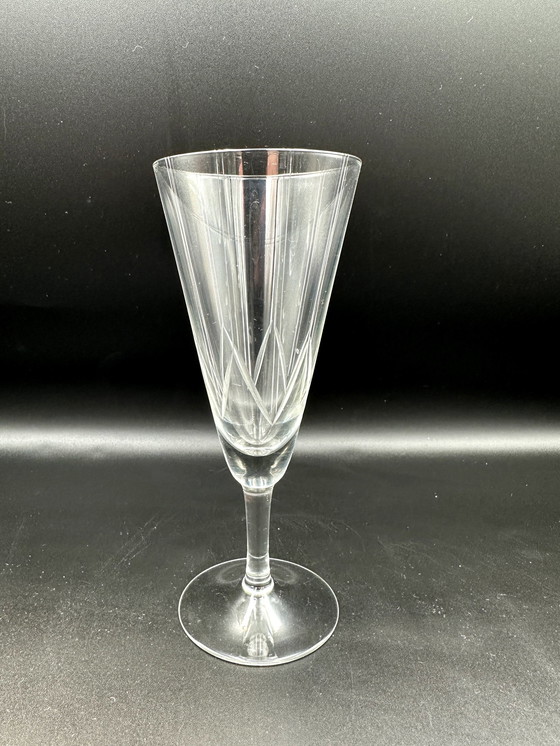 Image 1 of 8 x Coupes à champagne soufflées VLG Weißwasser