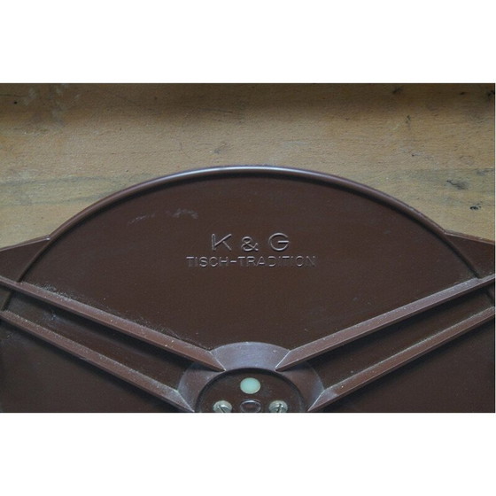 Image 1 of Table réglable en palissandre par K & G, Allemagne 1960