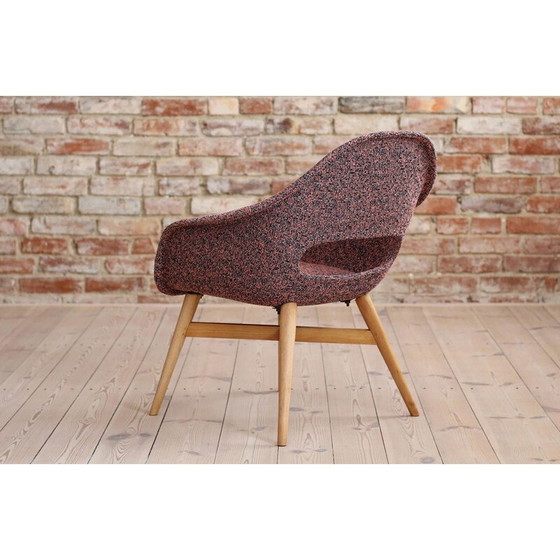 Image 1 of Paire de fauteuils en bois vintage de Miroslav Navrátil, Tchécoslovaquie 1950
