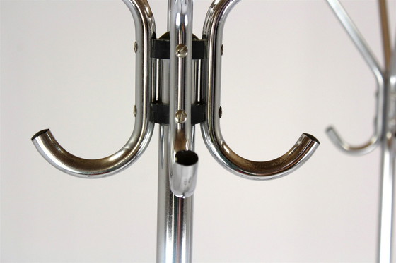 Image 1 of Porte-manteaux Bauhaus en chrome, 1930S, lot de 3