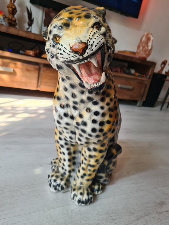 Image 1 of Vintage Italian Handmade Leopard