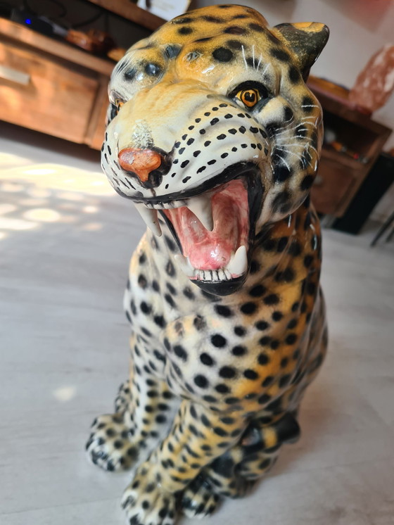 Image 1 of Vintage Italian Handmade Leopard