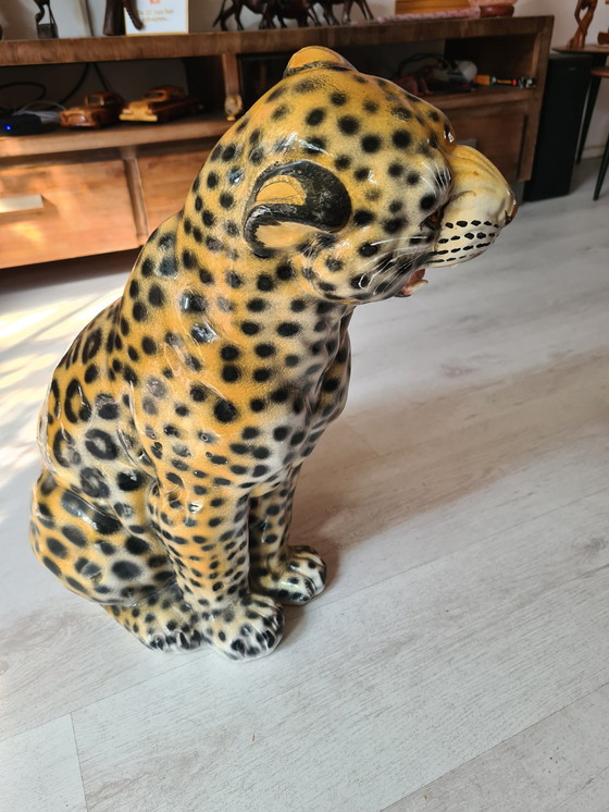 Image 1 of Vintage Italian Handmade Leopard