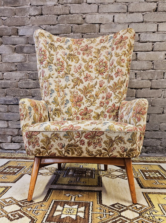 Image 1 of Fauteuil Oreille 1960 Vintage 