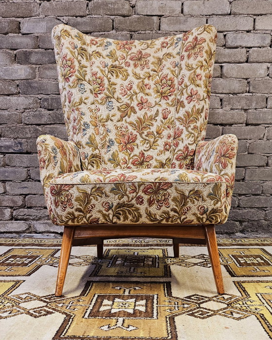 Image 1 of Fauteuil Oreille 1960 Vintage 