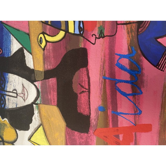 Image 1 of Lithographie vintage "Aida" de Guillaume Corneille