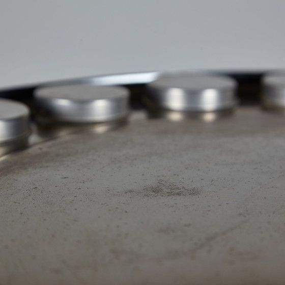 Image 1 of Lustre en verre et chrome