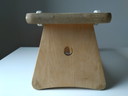Jukka Rullajakkara, Tabouret vintage à roulettes, 1960s