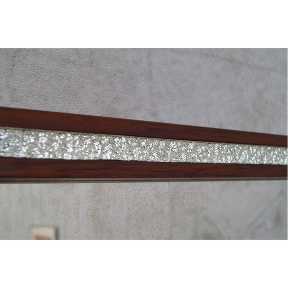 Image 1 of Miroir scandinave vintage en bois de rose, Suède 1960