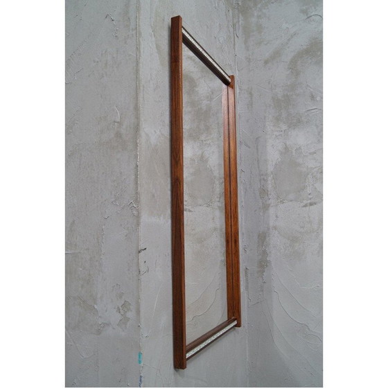 Image 1 of Miroir scandinave vintage en bois de rose, Suède 1960