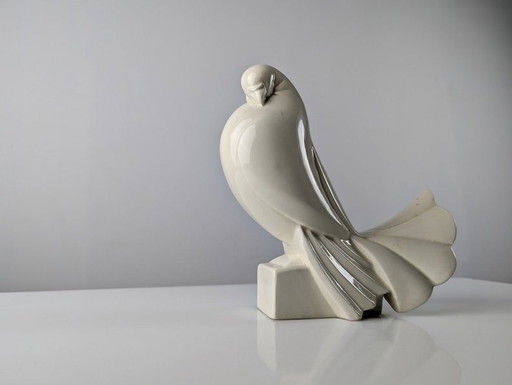 Sculpture de pigeon par Jacques Adnet, 1920S