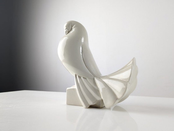 Image 1 of Sculpture de pigeon par Jacques Adnet, 1920S