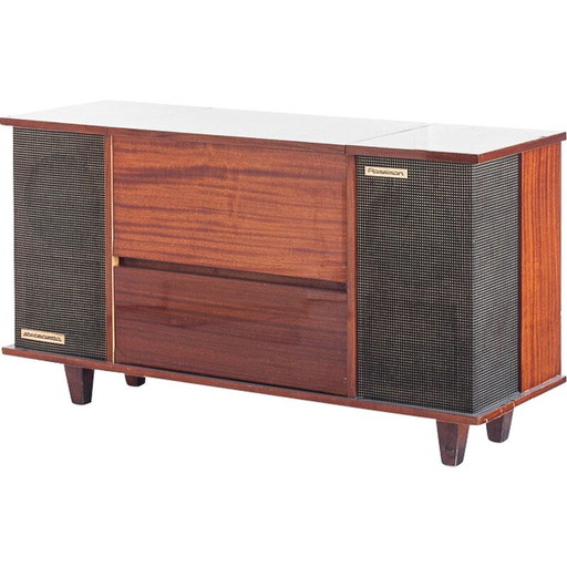 Meuble Hi-Fi Vintage Stereoletta par Roselson, Espagne 1960