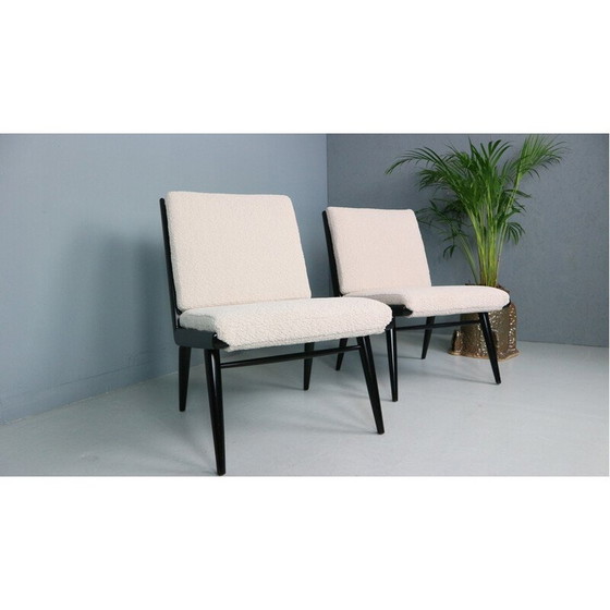 Image 1 of Paire de chaises en bois vintage par Hans Mitzlaff pour Eugen Schmidt Soloform, Allemagne 1953
