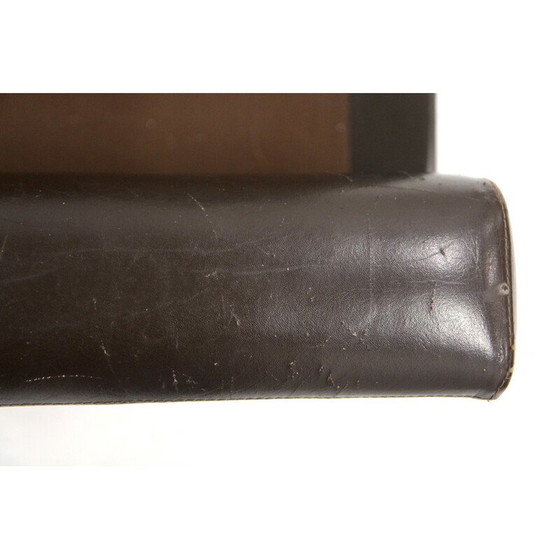 Image 1 of Canapé scandinave vintage 2 places en cuir, Suède 1950