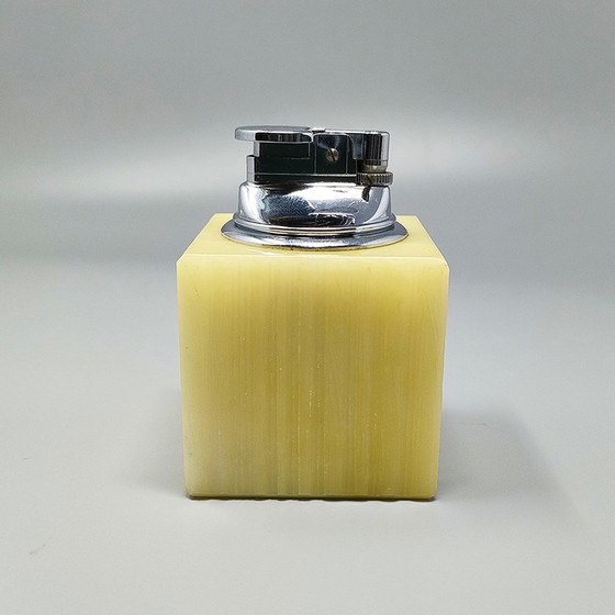 Image 1 of 1960S Gorgeous Alabaster Smoking Set By Romano Bianchi