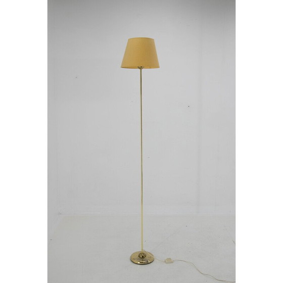 Image 1 of Lampadaire vintage en laiton et parchemin pour Ikea, 1980
