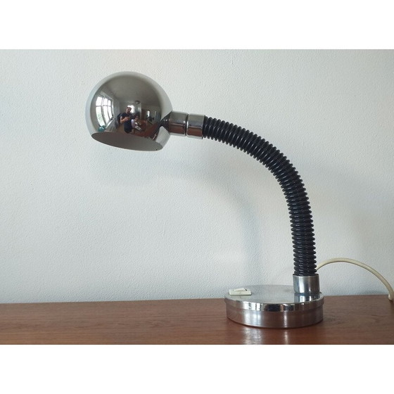 Image 1 of Lampe de table Mid Century Elbow Targetti Sankey Italie 1970