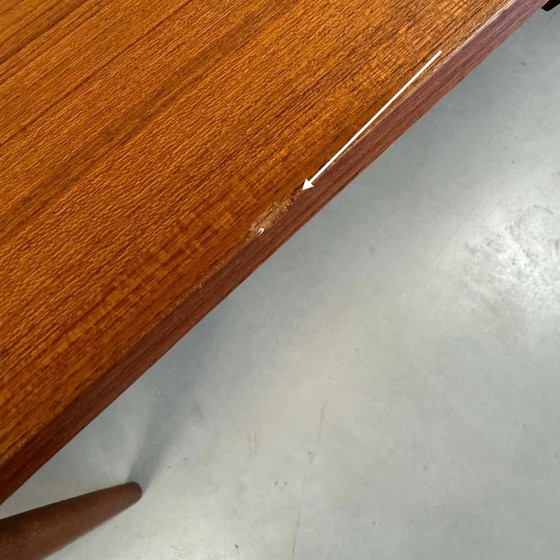 Image 1 of Table de salle à manger extensible vintage danoise