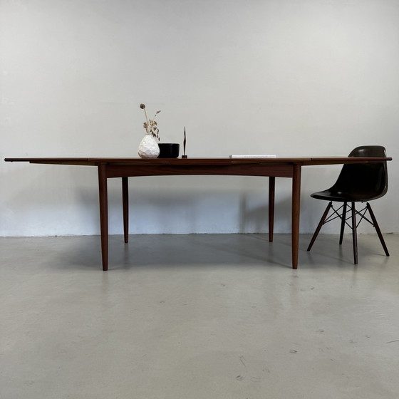 Image 1 of Table de salle à manger extensible vintage danoise