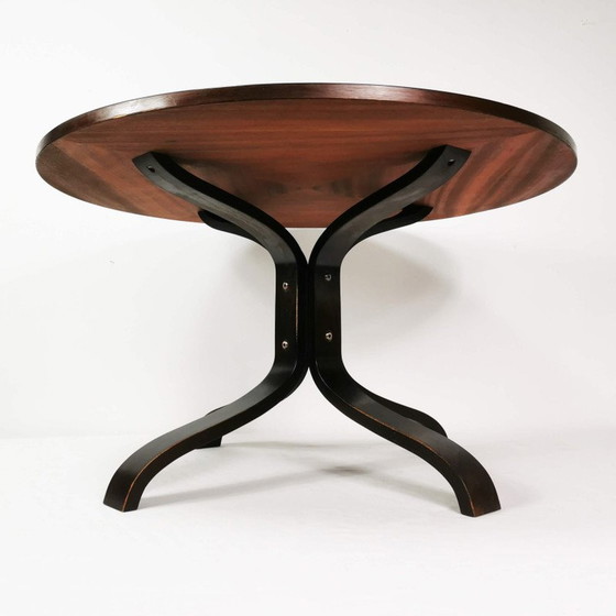 Image 1 of Table basse vintage en bois de hêtre, Danemark 1970