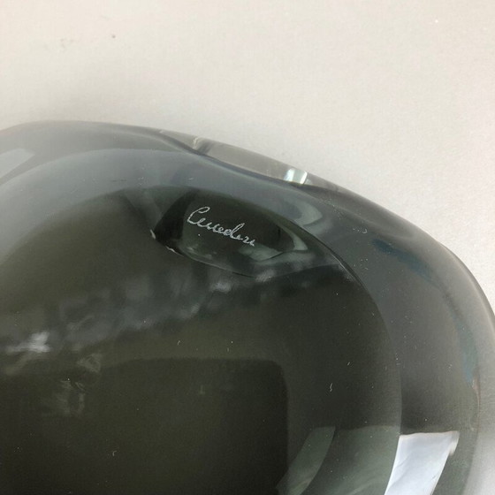 Image 1 of Vintage New Old Stock Murano Glass Shell Bowl Antonio da Ros Cenedese Italy 1960s