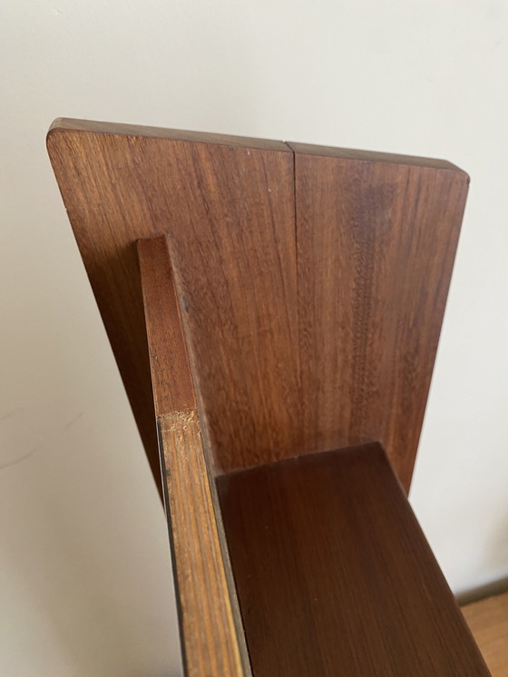 Image 1 of Mid Century Vanity Wall Cabinet Flottant Avec Miroir