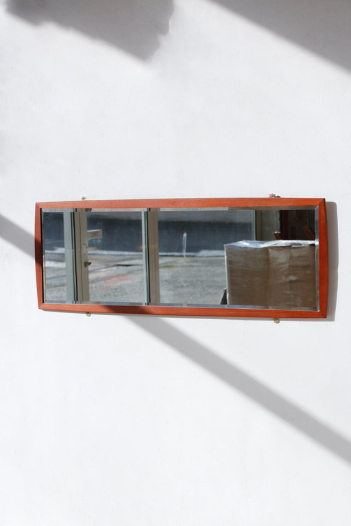 Miroir Rectangulaire En Teck - Style Scandinave - 4.9