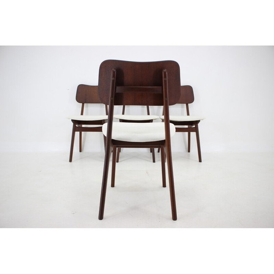 Image 1 of Ensemble de 4 chaises de salle à manger vintage en teck modèle 74 par Ib Kofod-Larsen, Danemark années 1960