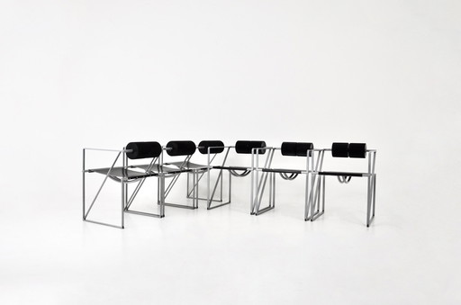 Chaises "Seconda 602" par Mario Botta pour Alias, 1980S, ensemble de 6