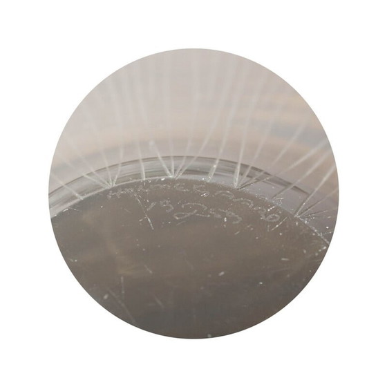 Image 1 of Plat vintage en verre fumé Selandia par Per Lütken, 1950