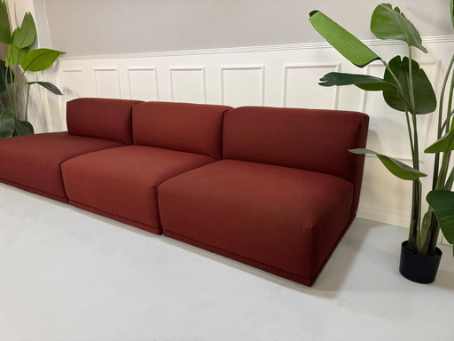 Muuto Connect Canapé design en tissu rouge + autres modules