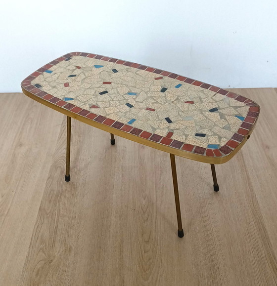 Image 1 of Table d'appoint en mosaïque Fifties