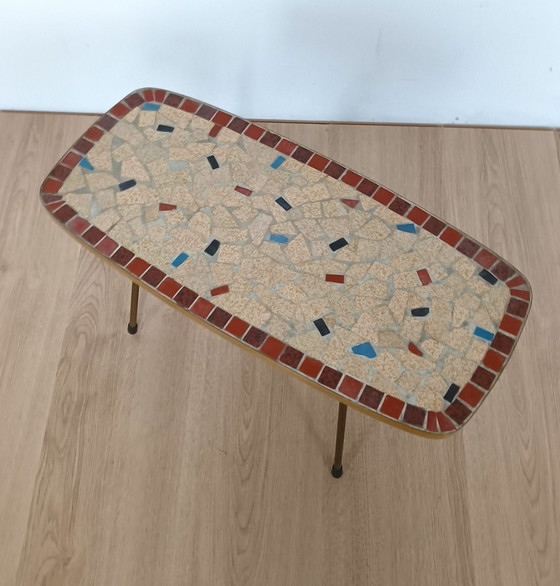 Image 1 of Table d'appoint en mosaïque Fifties