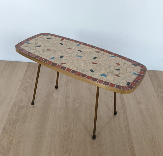 Image 1 of Table d'appoint en mosaïque Fifties