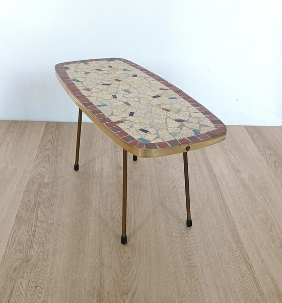 Image 1 of Table d'appoint en mosaïque Fifties