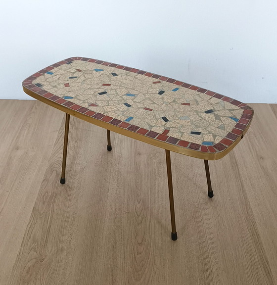 Image 1 of Table d'appoint en mosaïque Fifties