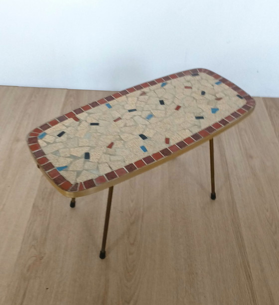 Image 1 of Table d'appoint en mosaïque Fifties