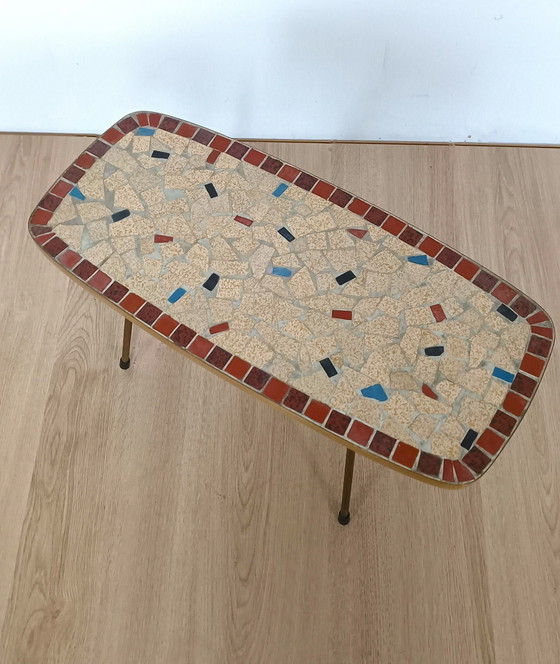 Image 1 of Table d'appoint en mosaïque Fifties