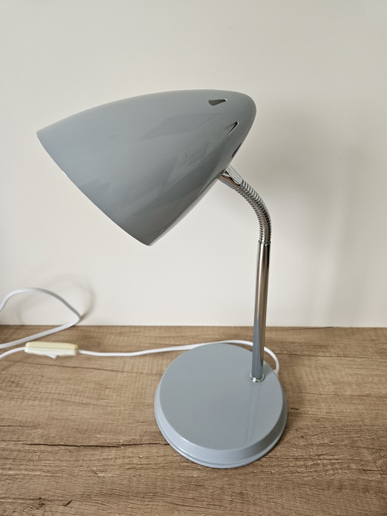 Image 1 of Lampe de bureau vintage à col de cygne