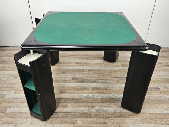 Image 1 of Table de jeu vintage par Pierluigi Molinari pour Pozzi Milano, 1970S